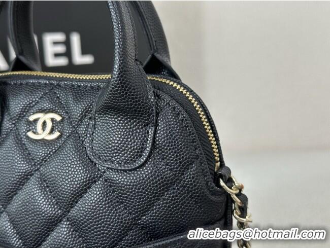 Shop Discount Chanel Grained Calfskin Clutch with Chain AP4742 Black 2026
