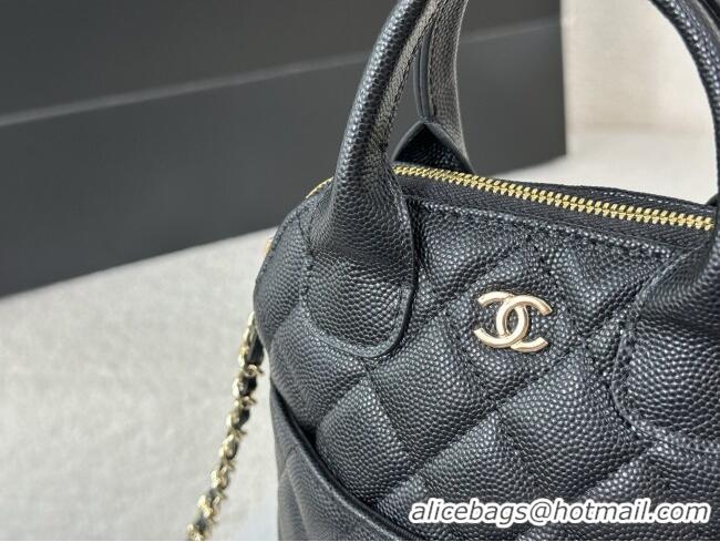 Shop Discount Chanel Grained Calfskin Clutch with Chain AP4742 Black 2026