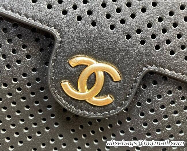 Famous Brand Chanel 25 Small Handbag in Hollowed-out Calfskin AS5293 Black 2026