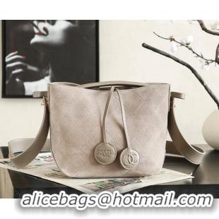 Free Shipping Inexpensive Chanel Suede Hobo Bag 6268 Grey 2026