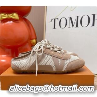 Good Quality Louis Vuitton LV Sneakerina Open Back in Mesh & Suede Grey 6072871 2026