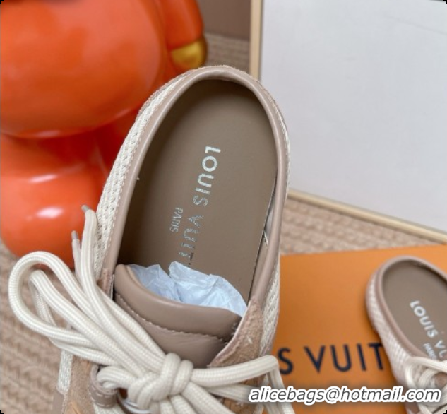 Good Quality Louis Vuitton LV Sneakerina Open Back in Mesh & Suede Grey 6072871 2026
