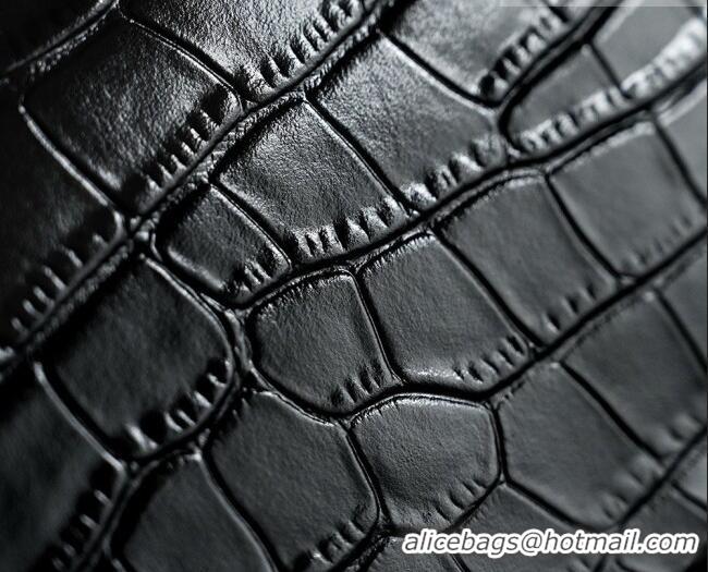 Grade Design Chanel Maxi Flap Bag in Crocodile Pattern Calfskin AS6231 Black/Gold 2026