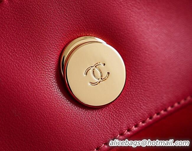 Top Grade Chanel CoCo Beach Small Tote Bag AS5951 Red 2026