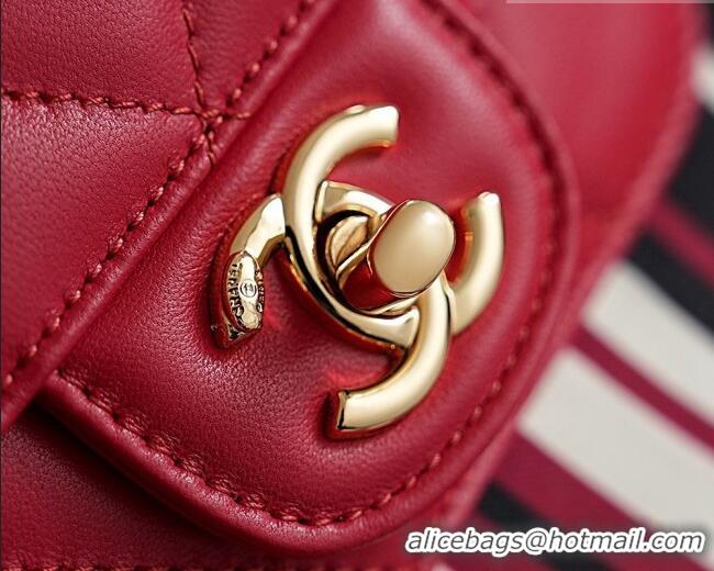 Top Grade Chanel CoCo Beach Small Tote Bag AS5951 Red 2026