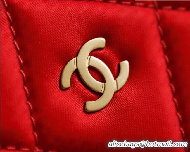 Top Quality Chanel CoCo Beach Large Tote Bag AS5952 Red 2026