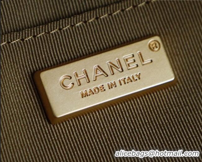 Pretty Style Chanel Maxi Bowling Bag in Dark Beige Suede AS6212 Fall Winter 2026