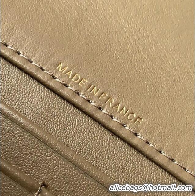 Top Quality Chanel Clutch with Chain in Lizard Embossed Calfskin AP5280 Khaki 2026