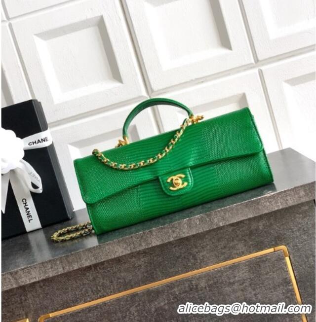Shop Discount Chanel Clutch with Chain in Lizard Embossed Calfskin AP5280 Green 2026