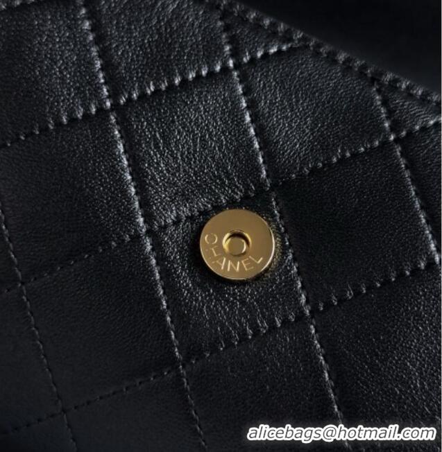 Top Grade Chanel Calfskin Clutch with Chain AP5294 Black 2026