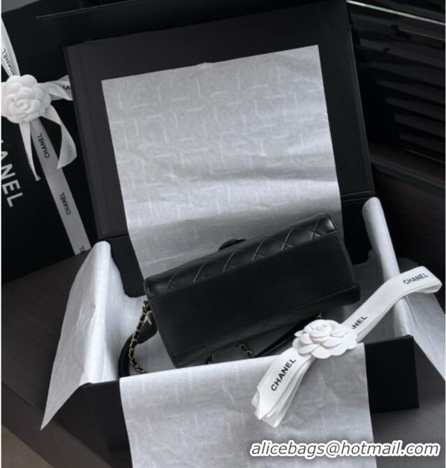 Top Grade Chanel Calfskin Clutch with Chain AP5294 Black 2026
