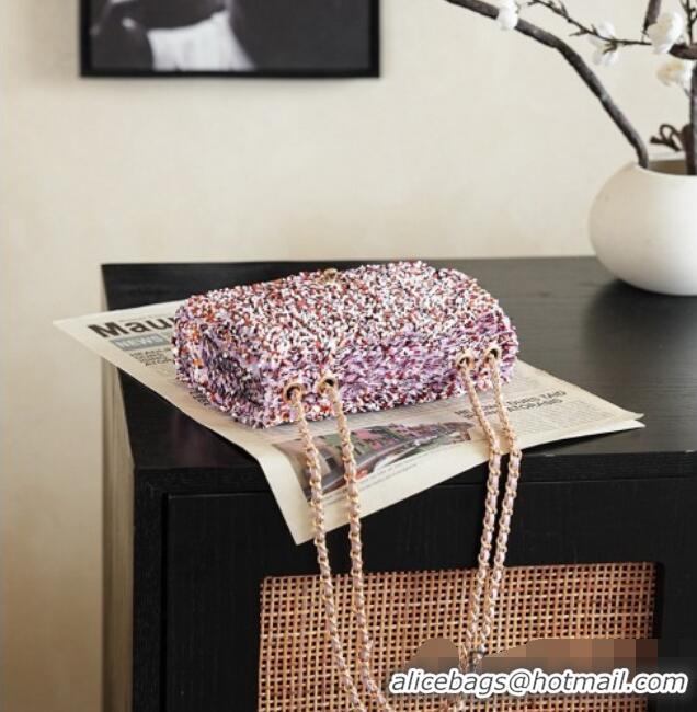 Buy New Cheap Chanel Mini Sequins Allover Flap Bag CH720 Mulitcolor 2026