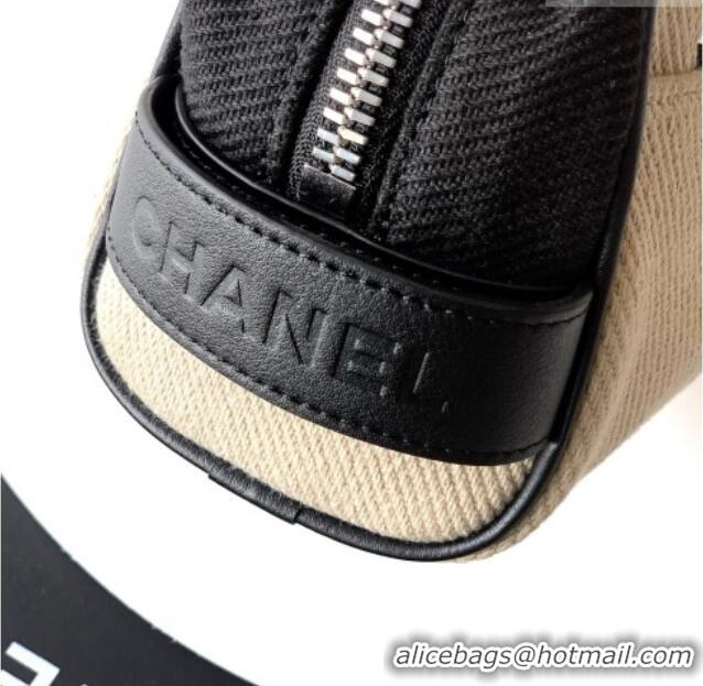 Buy Cheapest Chanel Coco Beach Small Zipped Pouch in Canvas AP5268 Beige 2026