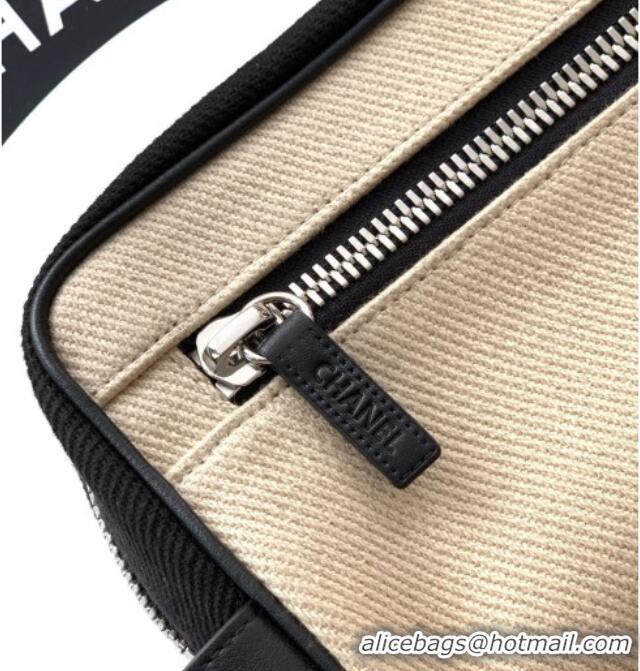 Buy Cheapest Chanel Coco Beach Small Zipped Pouch in Canvas AP5268 Beige 2026