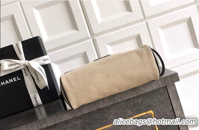 Buy Cheapest Chanel Coco Beach Small Zipped Pouch in Canvas AP5268 Beige 2026