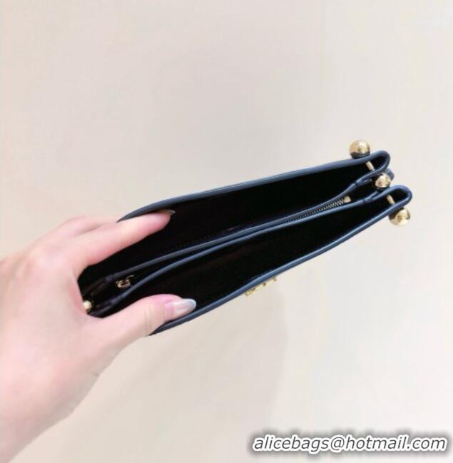 Big Discount Chanel Calfskin Shoulder Bag AS6238 Black 2026 Top Quality