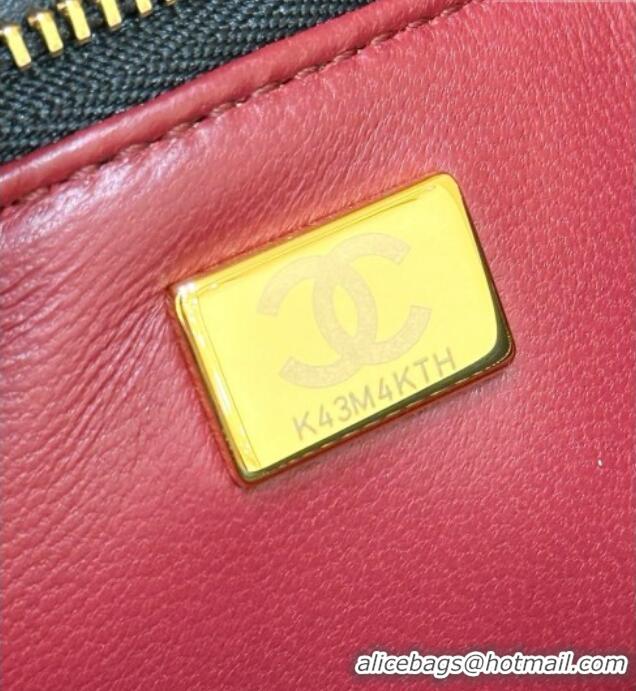Big Discount Chanel Calfskin Shoulder Bag AS6238 Black 2026 Top Quality