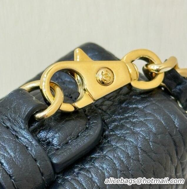 Unique Discount Chanel Vanity with Chain in Grained Calfskin AP5346 Black 2026 Top Quality