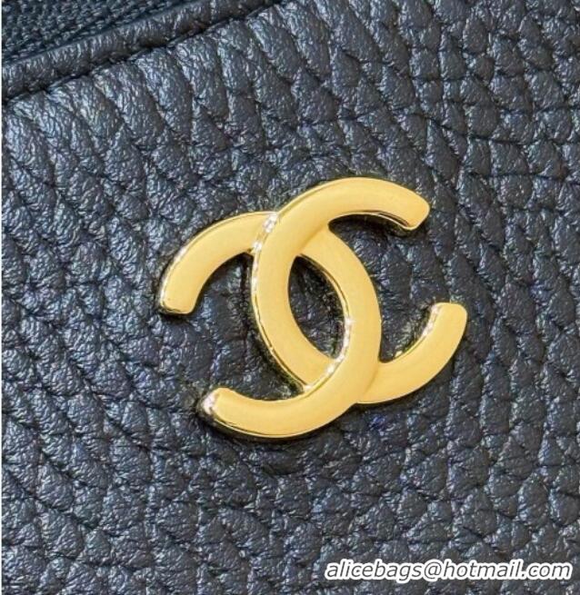 Unique Discount Chanel Vanity with Chain in Grained Calfskin AP5346 Black 2026 Top Quality