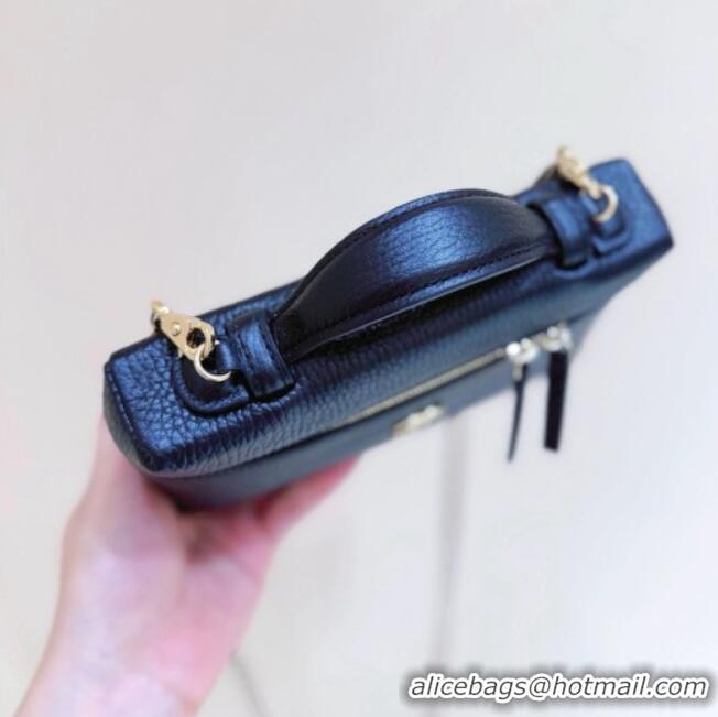 Unique Discount Chanel Vanity with Chain in Grained Calfskin AP5346 Black 2026 Top Quality