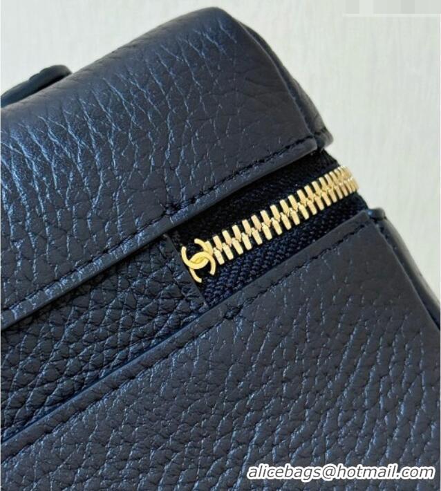 Buy Discount Chanel Large Vanity with Chain in Grained Calfskin AP5347 Black 2026 Top Quality