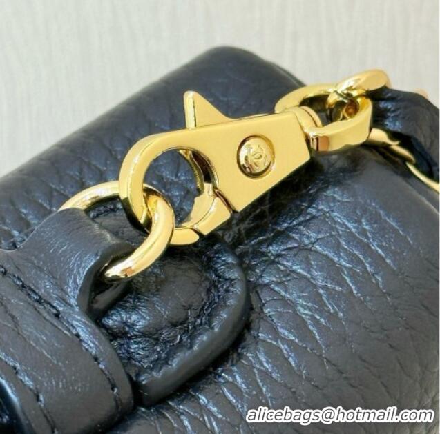 Buy Discount Chanel Large Vanity with Chain in Grained Calfskin AP5347 Black 2026 Top Quality