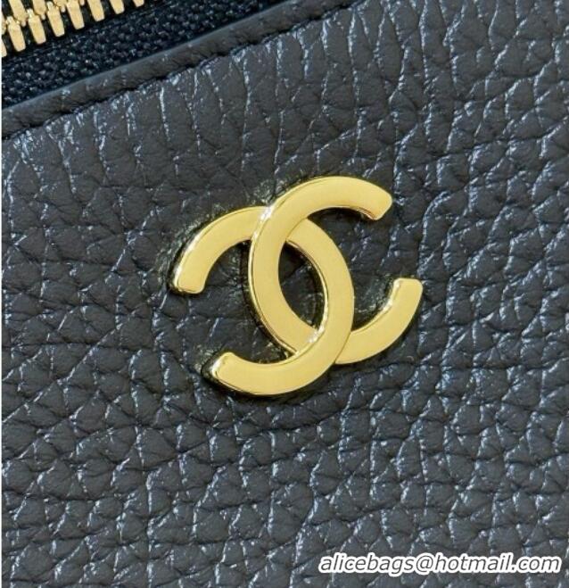 Buy Discount Chanel Large Vanity with Chain in Grained Calfskin AP5347 Black 2026 Top Quality