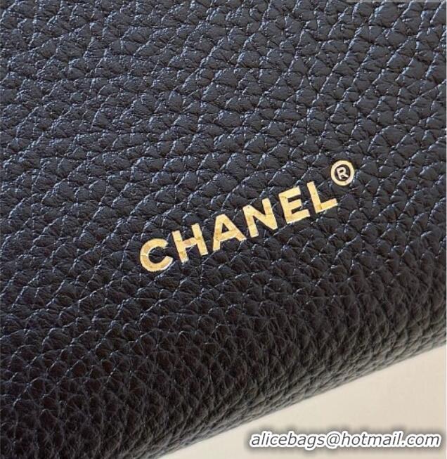 Buy Discount Chanel Large Vanity with Chain in Grained Calfskin AP5347 Black 2026 Top Quality