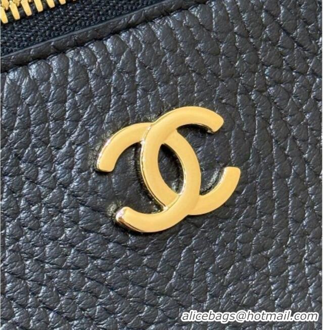 Best Grade Chanel Classic Vanity Bag in Grained Calfskin AS6473 Black 2026 Top Quality