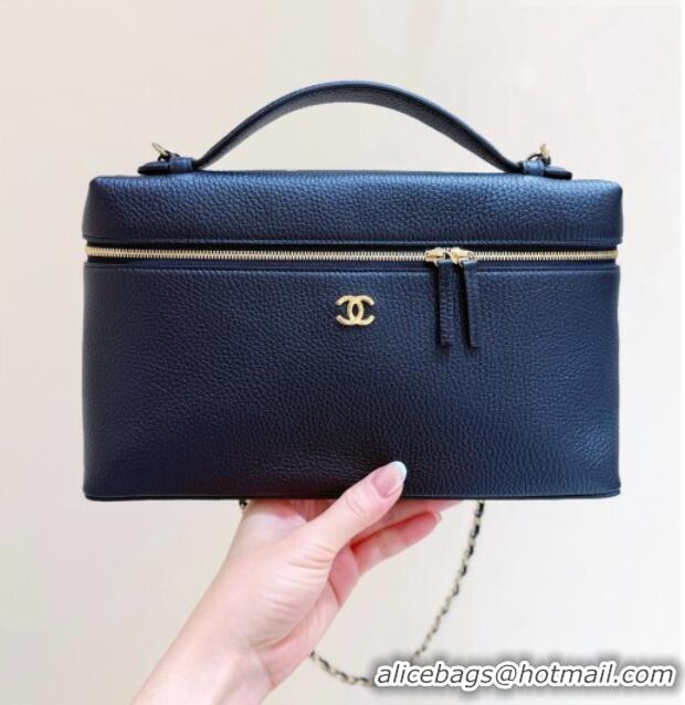 Best Grade Chanel Classic Vanity Bag in Grained Calfskin AS6473 Black 2026 Top Quality