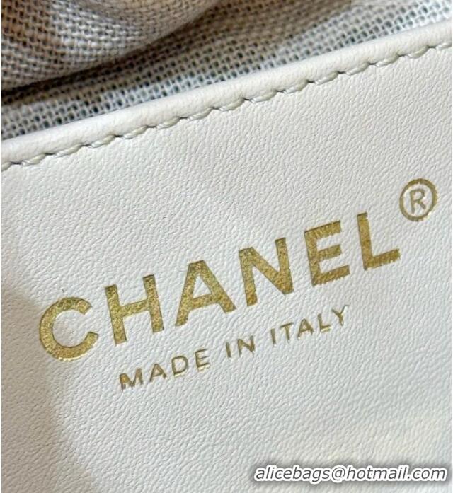 Buy Discount Chanel Calfskin Small Tote Bag AS6132 Black 2026 Top Quality