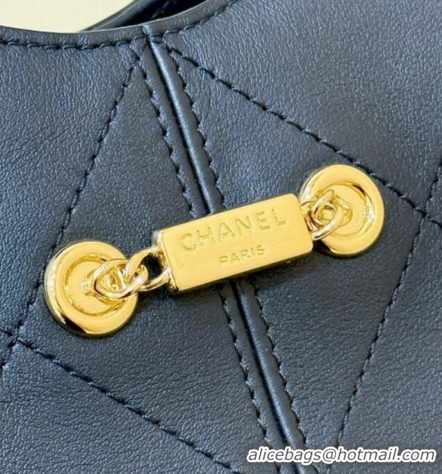 Buy Discount Chanel Calfskin Small Tote Bag AS6132 Black 2026 Top Quality