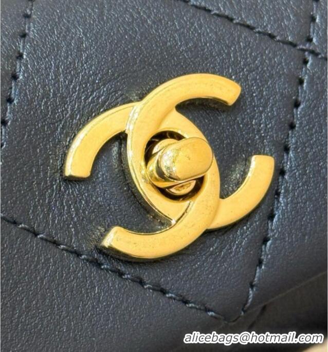 Best Price Chanel Chain Shoulder Bag in Black Calfskin AS6255 2026 Top Quality