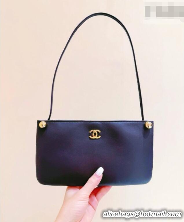 Shop Discount Chanel Calfskin Shoulder Bag AS6238 Dark Brown 2026 Top Quality