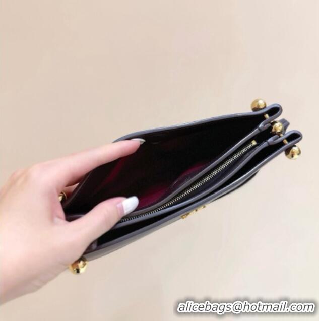 Shop Discount Chanel Calfskin Shoulder Bag AS6238 Dark Brown 2026 Top Quality