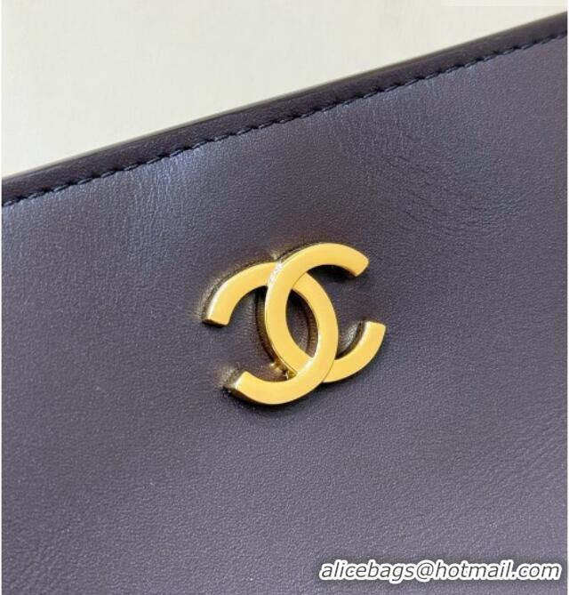 Shop Discount Chanel Calfskin Shoulder Bag AS6238 Dark Brown 2026 Top Quality