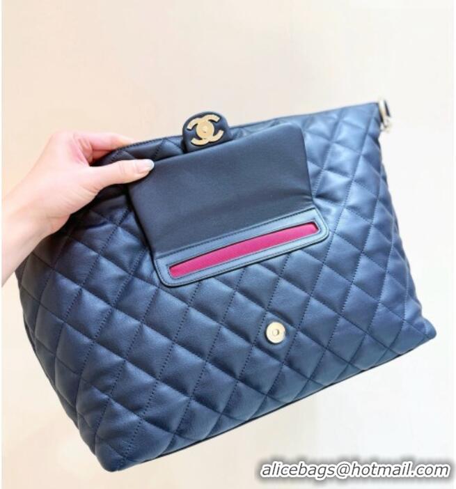 Classic Promotional Chanel Calfskin Maxi Pocket Hobo Bag AS4339 Black 2026 Top Quality