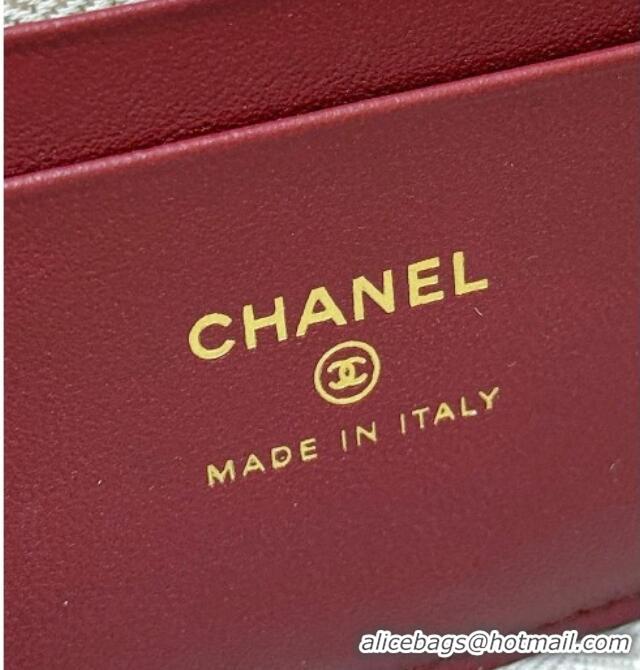 Most Popular Chanel Vanity with Chain in Grained Calfskin AP5346 Pink 2026 Top Quality