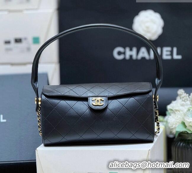 Famous Brand Chanel Lambskin Clutch with Chain AP5294 Black 2026 Top Quality