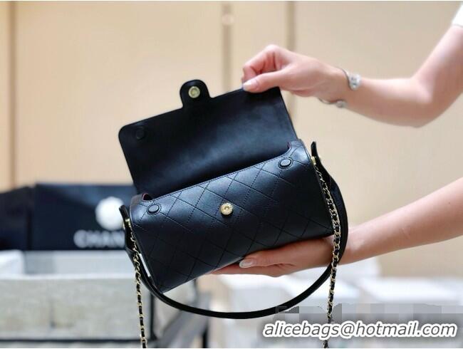 Famous Brand Chanel Lambskin Clutch with Chain AP5294 Black 2026 Top Quality
