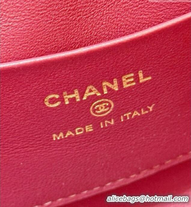 Famous Brand Chanel Lambskin Clutch with Chain AP5294 Black 2026 Top Quality