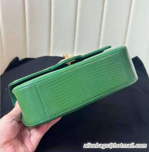 Best Price Chanel Classic Mini Flap Bag in Lizard Leather CHL072102 Green 2026