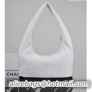 Original Cheap Chanel Beach Bag CH081301 White 2026