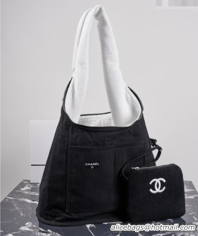 Original Cheap Chanel Beach Bag CH081301 White 2026