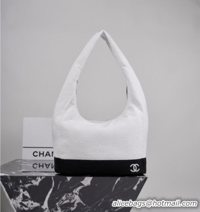 Original Cheap Chanel Beach Bag CH081301 White 2026