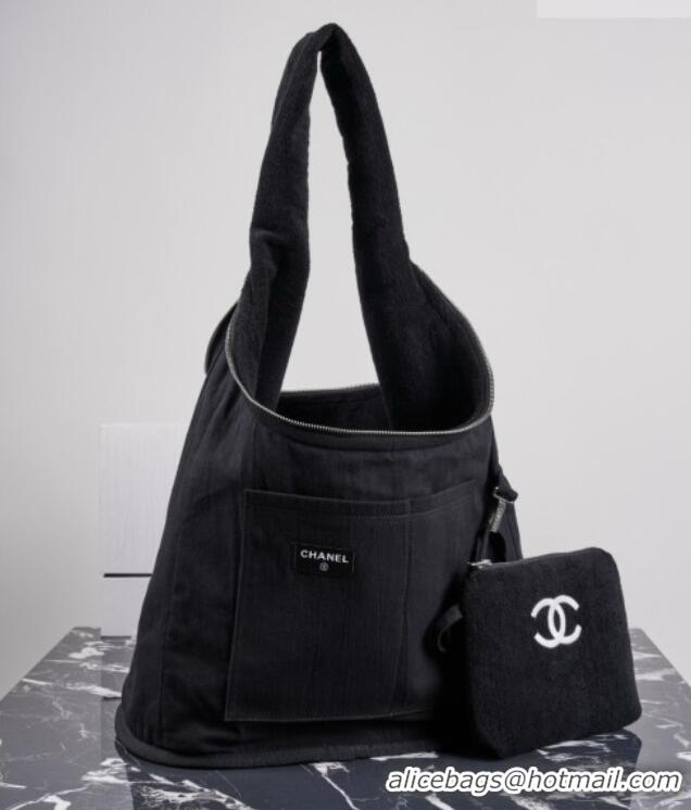 Fashion Discount Chanel Beach Bag CH081302 Black 2026