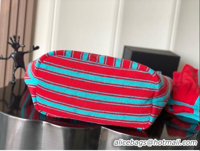 Best Price Chanel Beach Bag and Towel CH081303 Red/Blue 2026