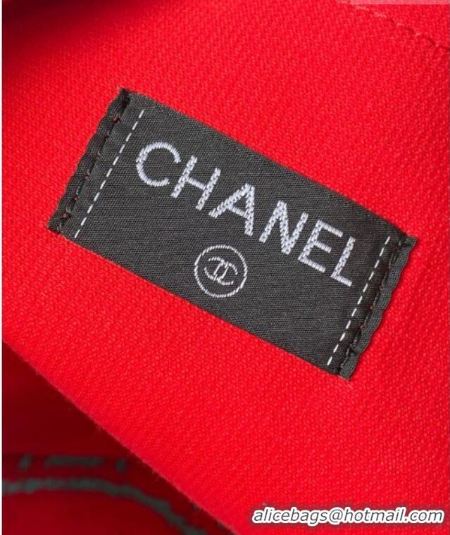 Best Price Chanel Beach Bag and Towel CH081303 Red/Blue 2026