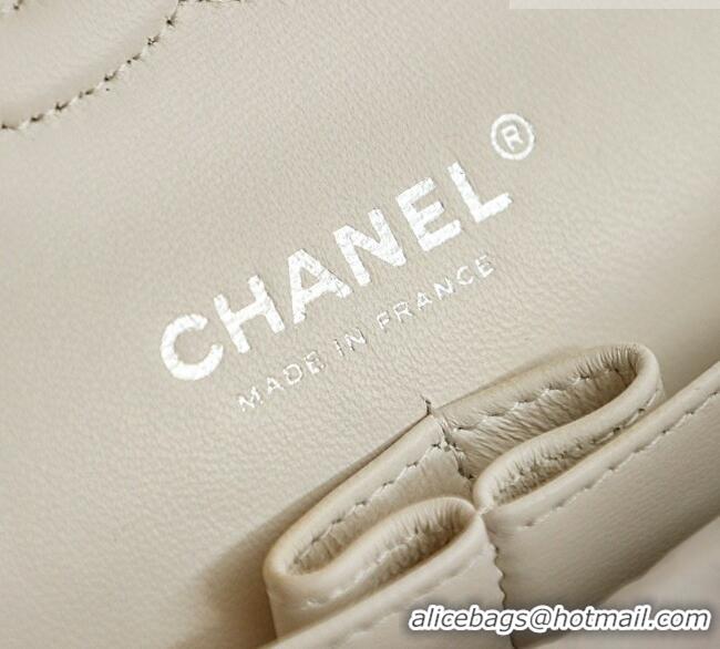 Shop Promotional Chanel Sequins Medium Flap Bag CH082202 White 2026