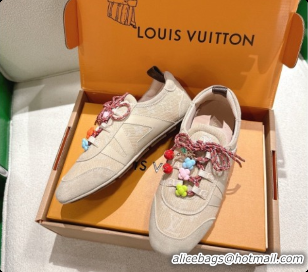 Good Quality Louis Vuitton LV Sneakerina Sneakers in Monogram Denim 6072877 Beige 2026